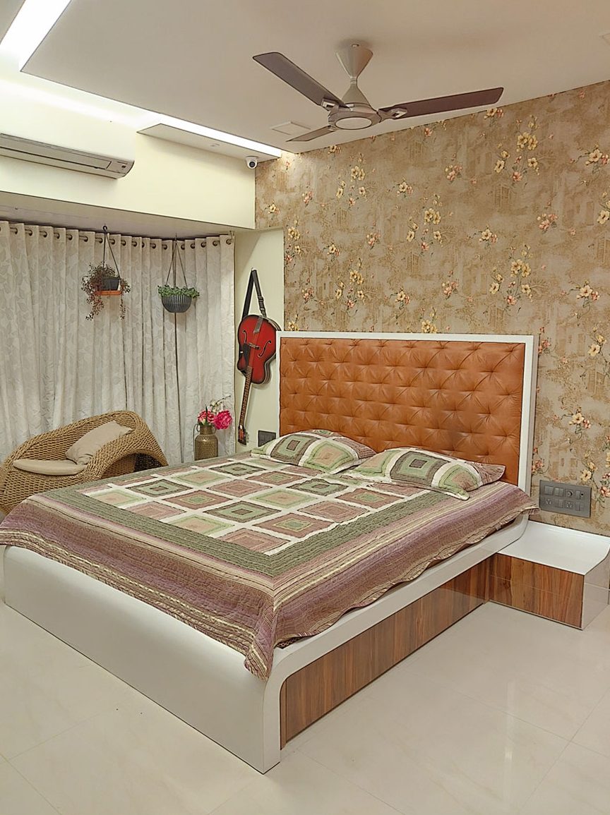 Master bedroom with wardrobe